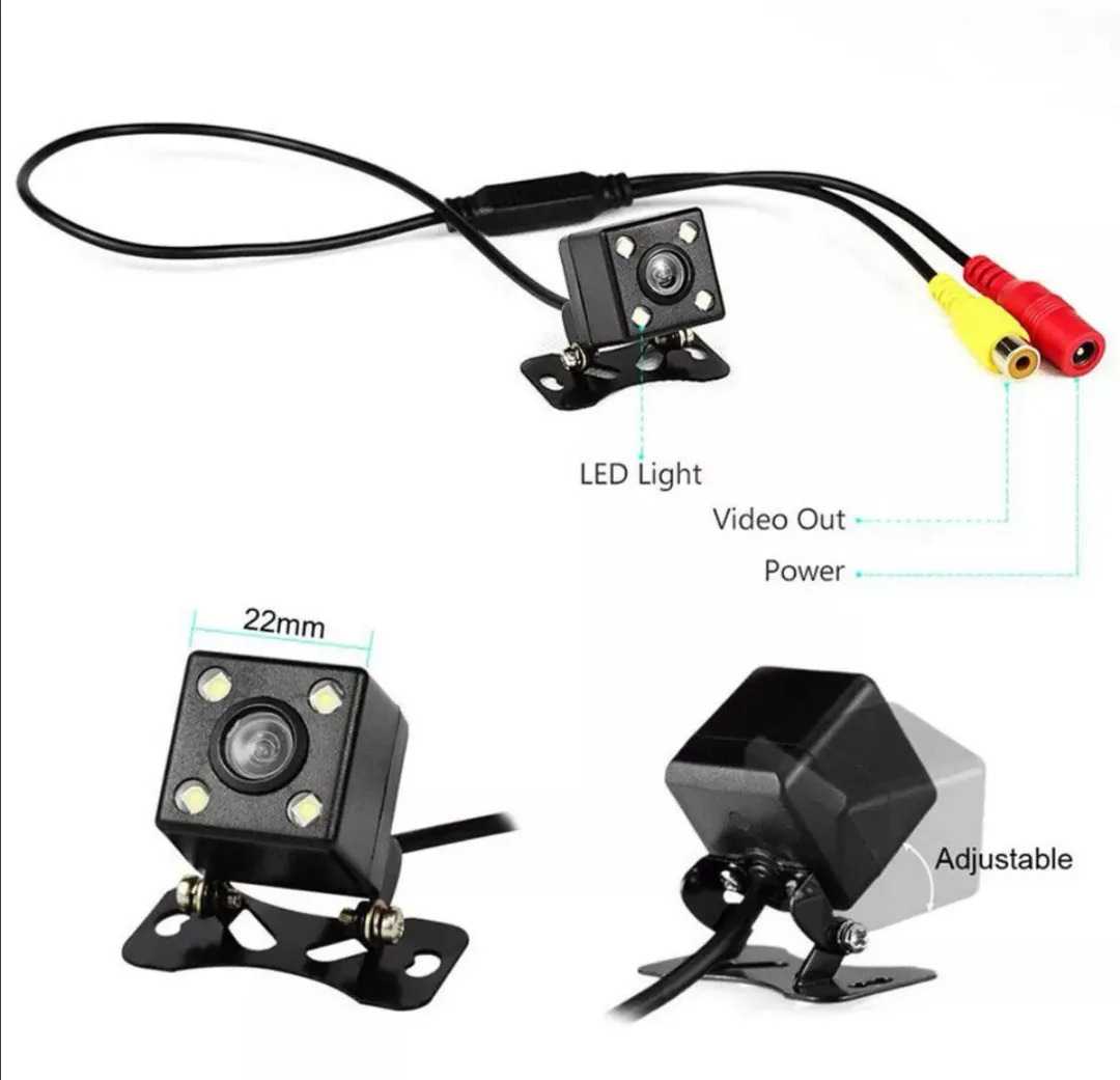 170° Car Reverse Camera Rear View Night Vision Parking Backup Waterproof CCD