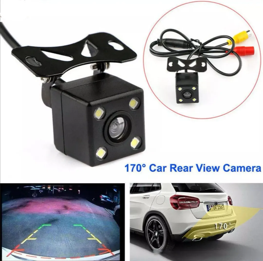 170° Car Reverse Camera Rear View Night Vision Parking Backup Waterproof CCD