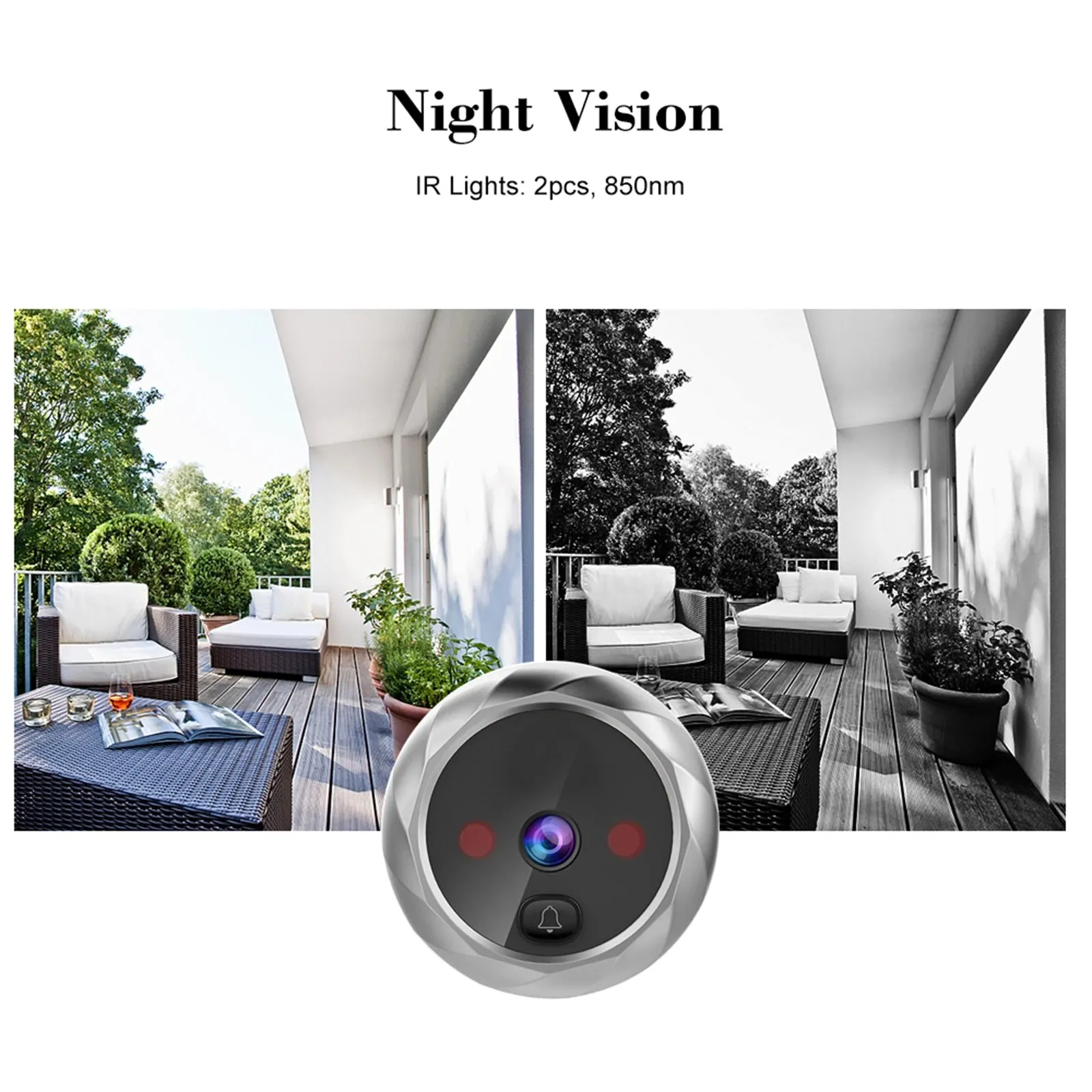 2.8" LCD Color Screen Peephole Camera