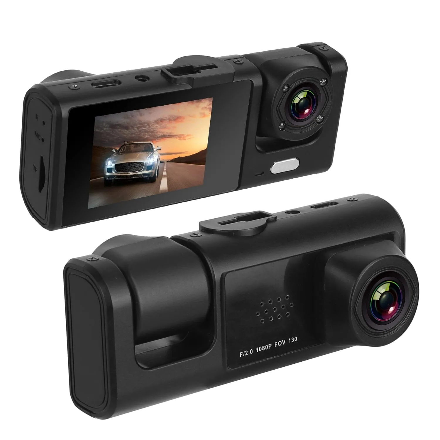 3 Channel Car DVR Dash Cam Video Recorder