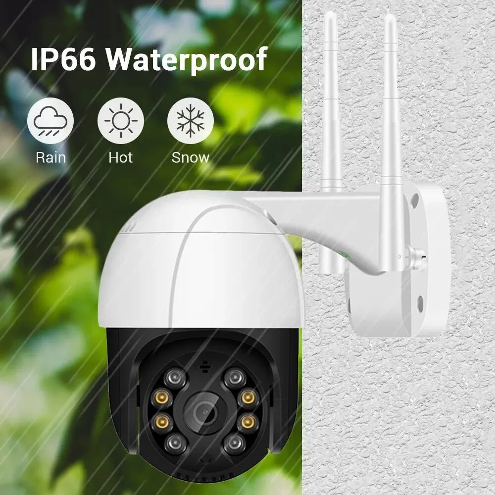 8MP 4K Wifi IP Camera Outdoor 4X Digital 5MP HD Security CCTV Camera