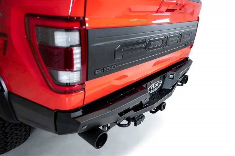 Addictive Desert Designs 2022  Ford Raptor Stealth Fighter R Bumper w/ 2 Cube Lights - Hammer Black