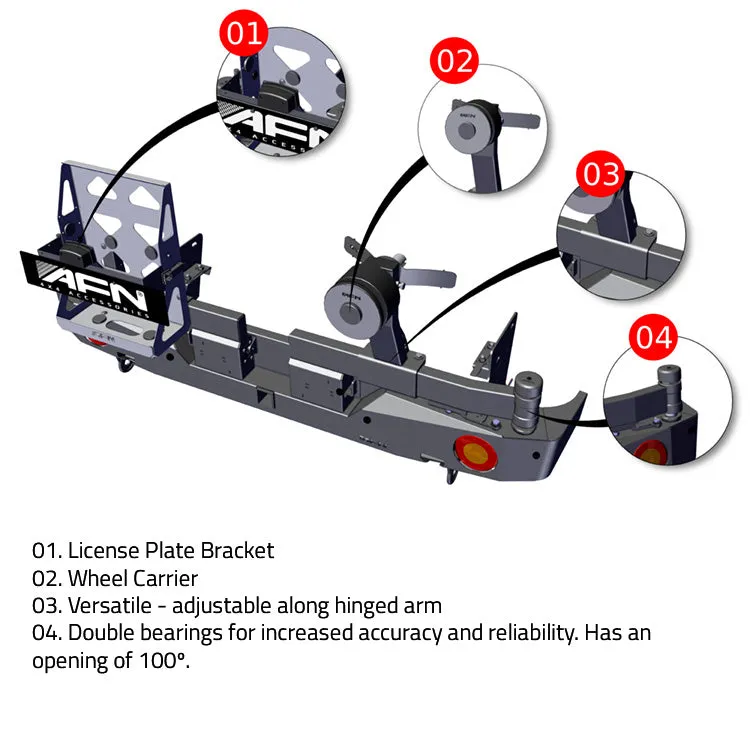 AFN 4x4 Rear Dual Swing-Out Bumper Ford F-250/F-350 2017-2022