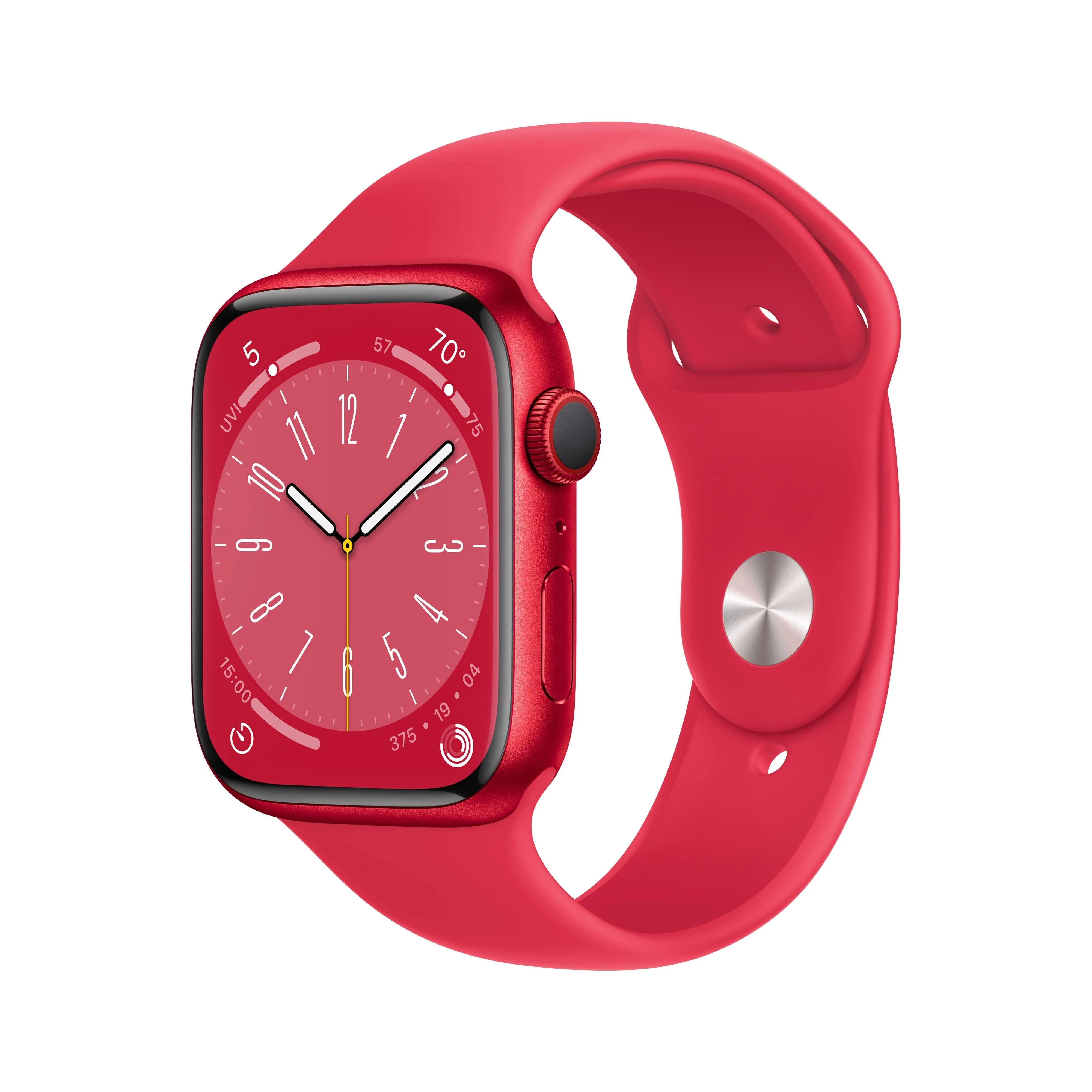 Apple Watch Series 8 GPS   Cellular 45mm (PRODUCT)RED Aluminium Case with (PRODUCT)RED Sport Band - Regular