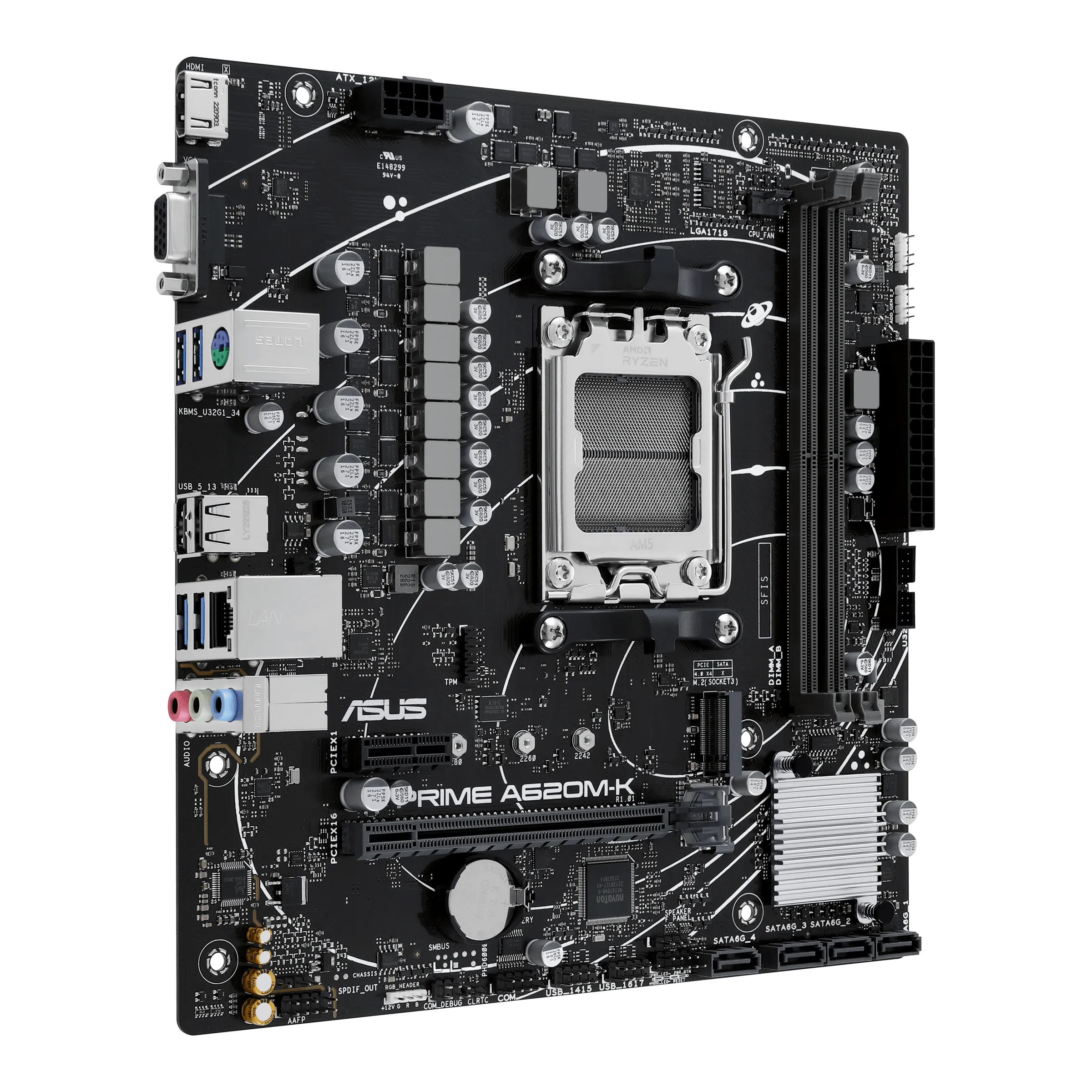 ASUS PRIME A620M-K-CSM DDR5,Socket AM5 mATX Motherboard