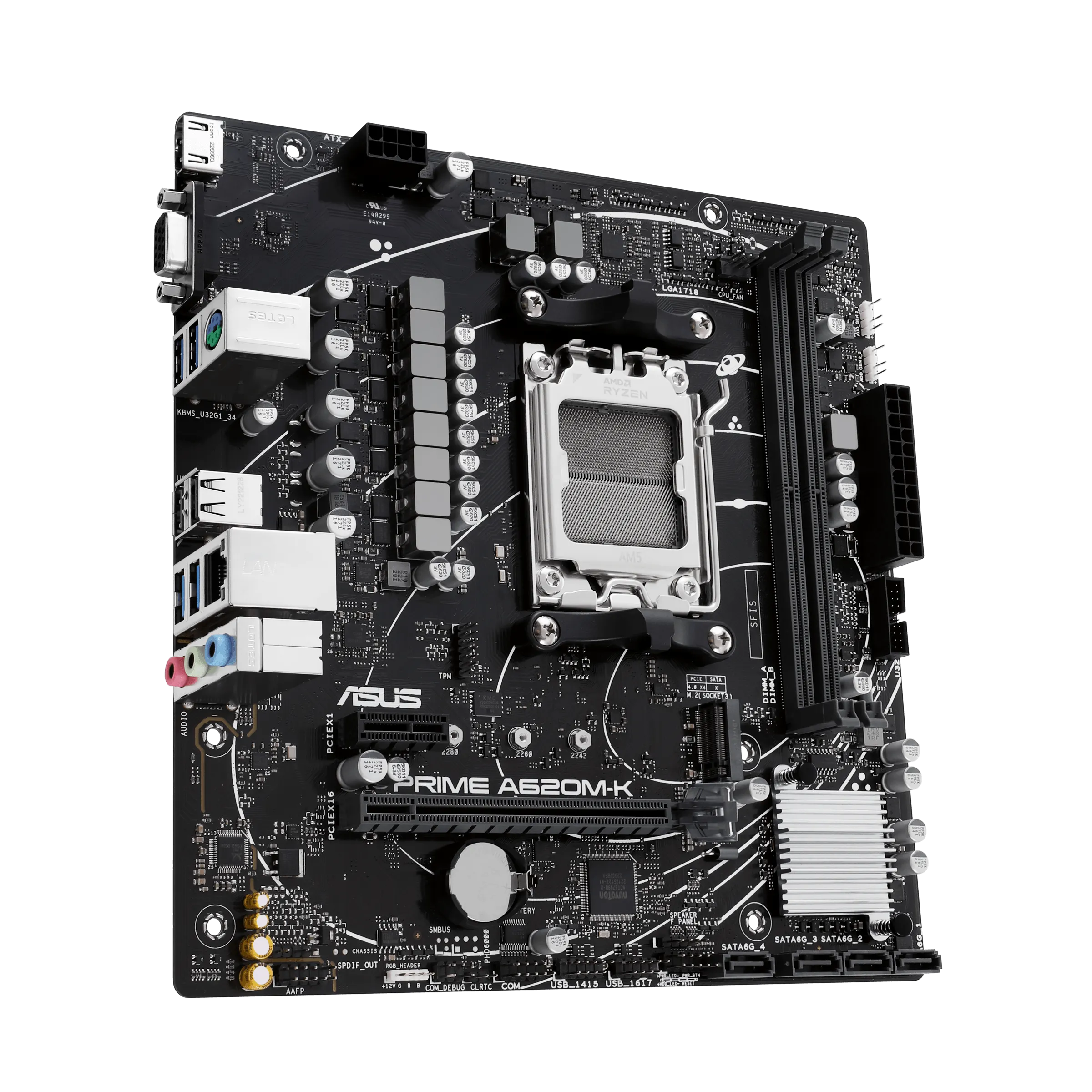 ASUS PRIME A620M-K-CSM DDR5,Socket AM5 mATX Motherboard