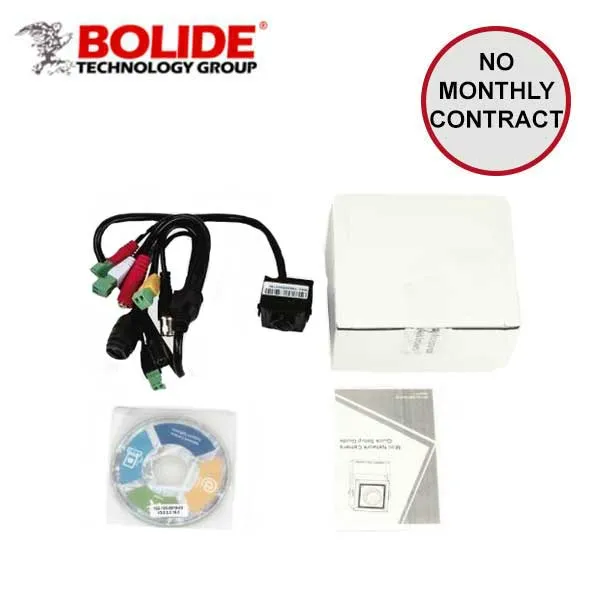 Bolide - IP / 2MP / Network Pinhole Camera / Fixed / 3.7mm Lens / Multiple Streams / Facial Recognition / 12VDC