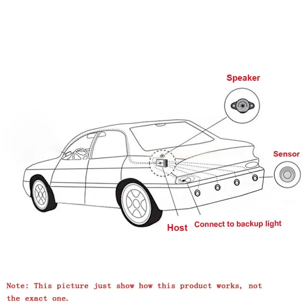 Car Reverse Backup Radar System Parking Sensors 8 Sensors Electronics Cars Parking Assistance Reversing Radar LCD Display