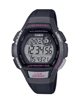 Casio LWS-2000H-1A Black Resin Unisex Watch