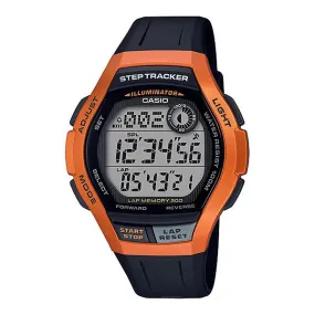 Casio Men's Sports Step Tracker Black Resin Band Watch WS2000H-4A WS-2000H-4A