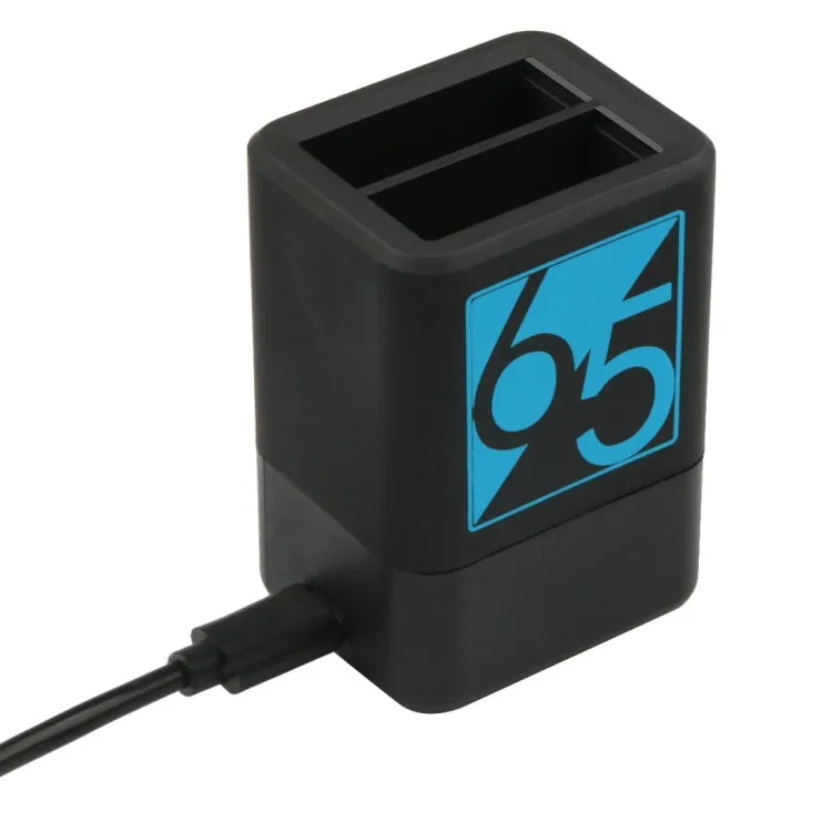 Dual Batteries Charger with USB-C / Type-C Cable for GoPro HERO6 /5