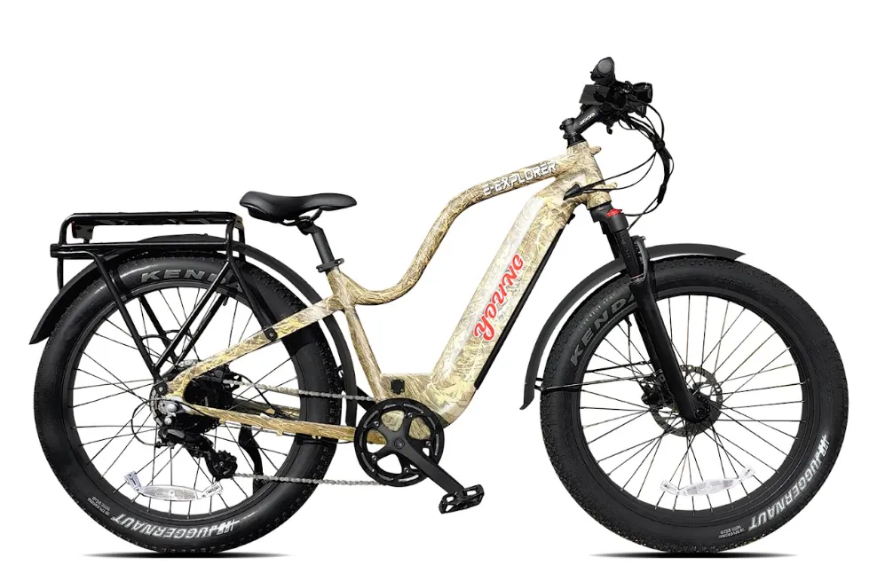 E-Explorer 1,000W 26" Fat Tire Hunting E-Bike by Young Electric