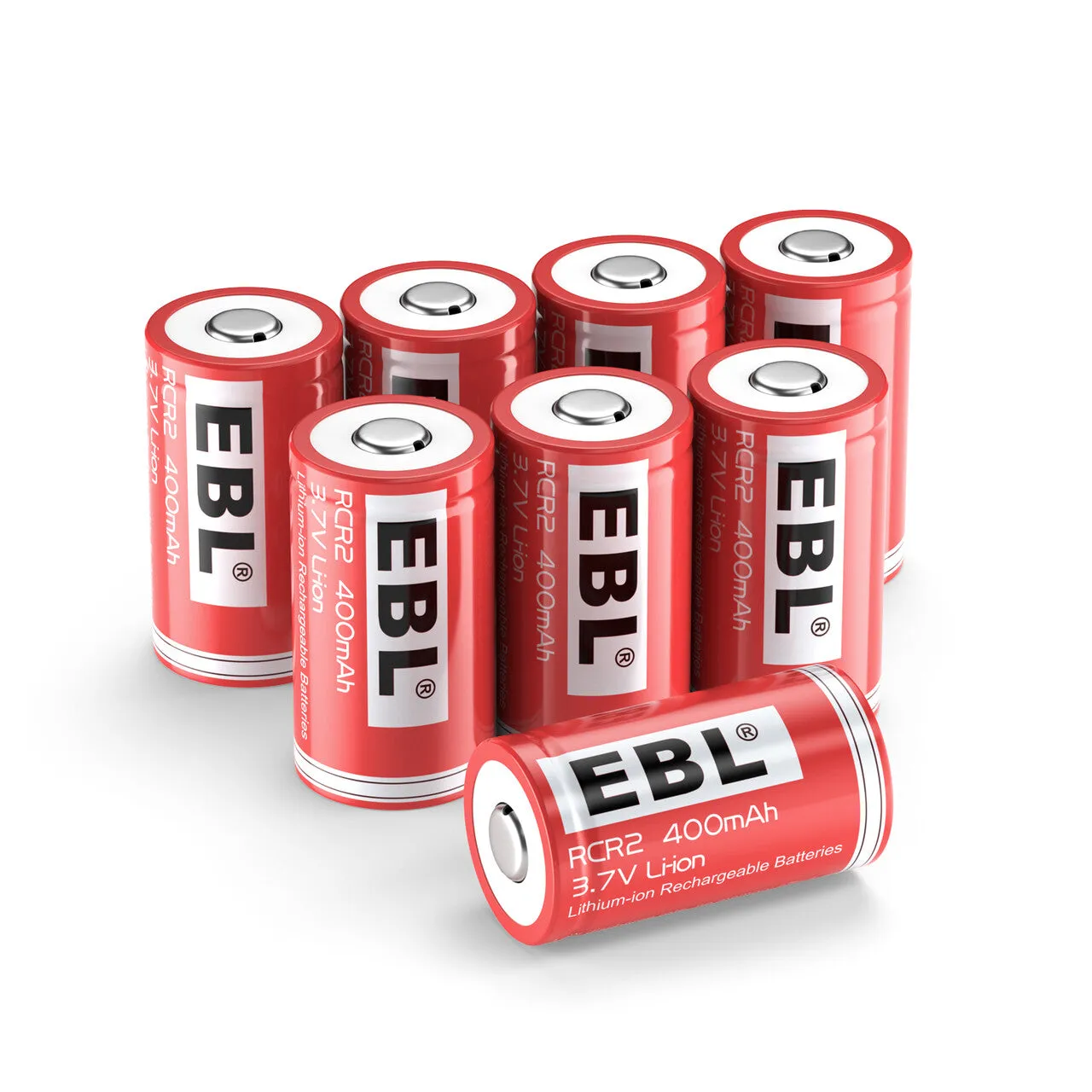 EBL CR2 Lithium Batteries 3.7V 400mAh RCR2 Rechargeable Batteries