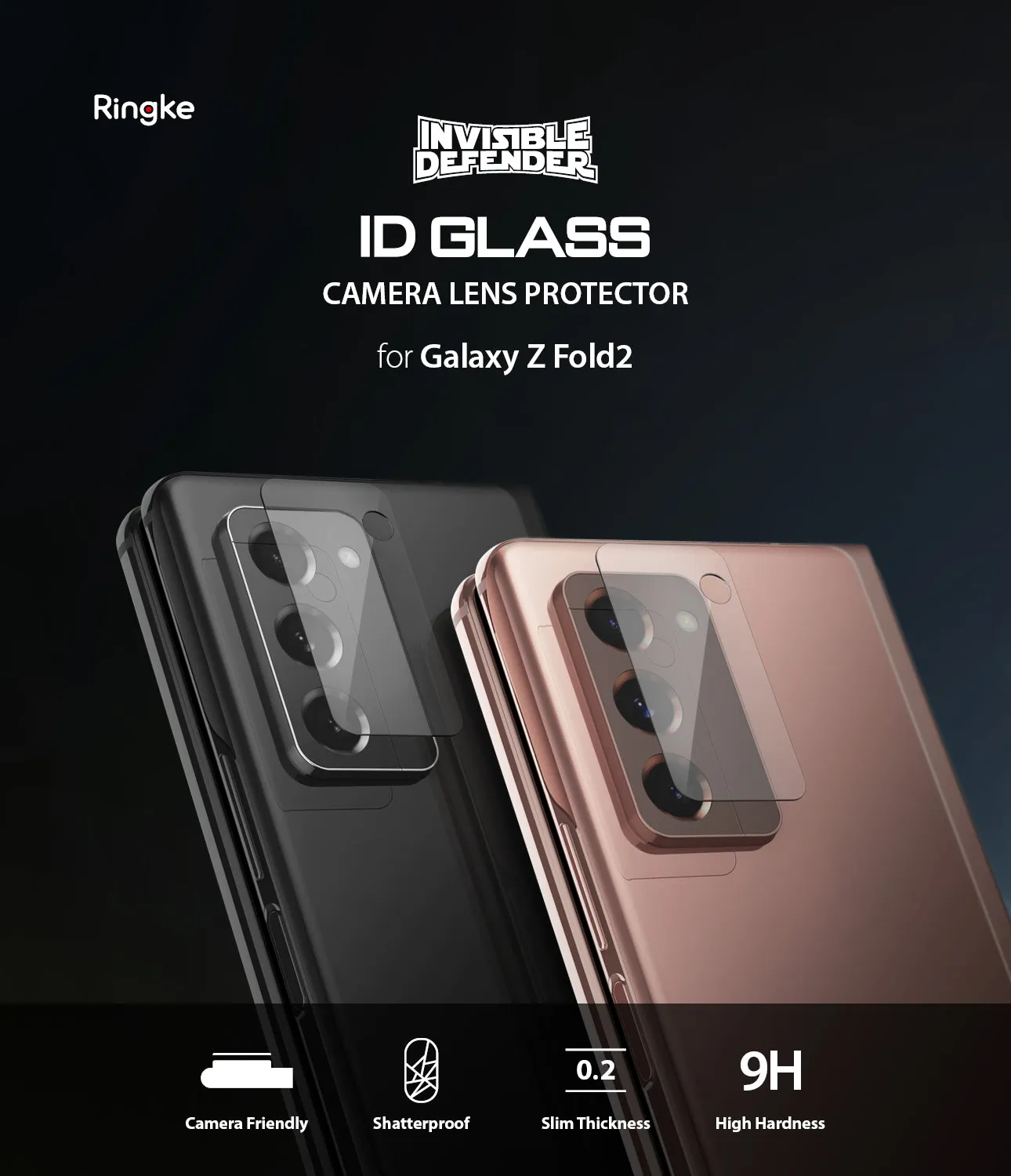 Galaxy Z Fold 2 Camera Protector | Invisible Defender Glass