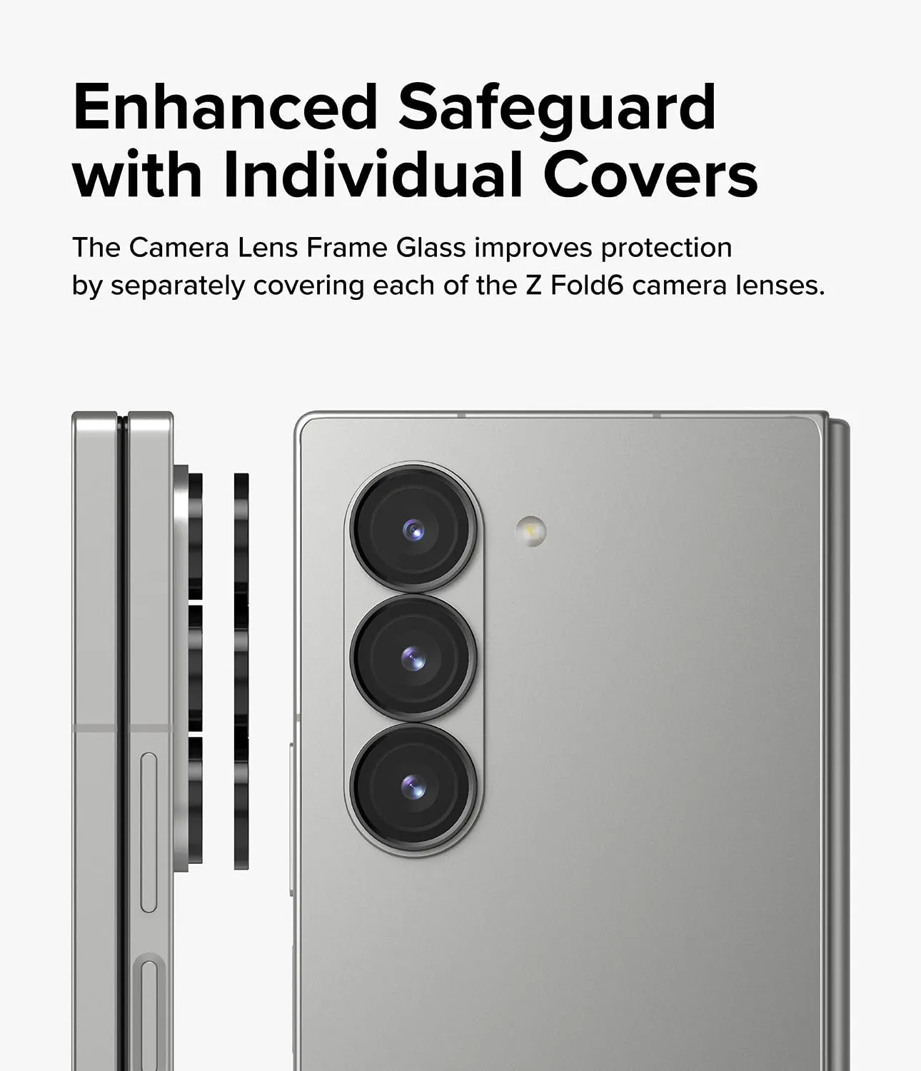 Galaxy Z Fold 6 Camera Lens  Protector Cover  - 2 Pack