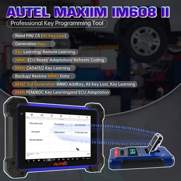 GT-AMIM608 - Autel MaxiIM IM608 PRO II | Advanced Immo, Key Coding & Diagnostic