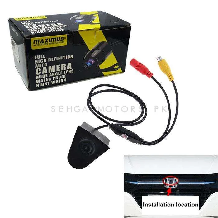 Honda Front Monogram Camera - Car Parking Camera | Security Camera | Front Guide Line Parking Backup Camera