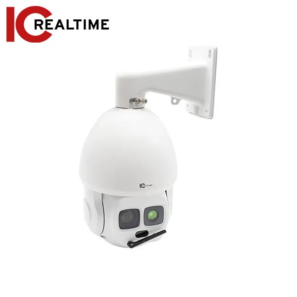 IC Realtime - IPEL-P2045X-IRW1 / 2MP IP Full Size PTZ / 45X Optical Zoom I-Sniper / 1804 Feet Smart IR / Hi-PoE Capable / Ai with Auto Tracking