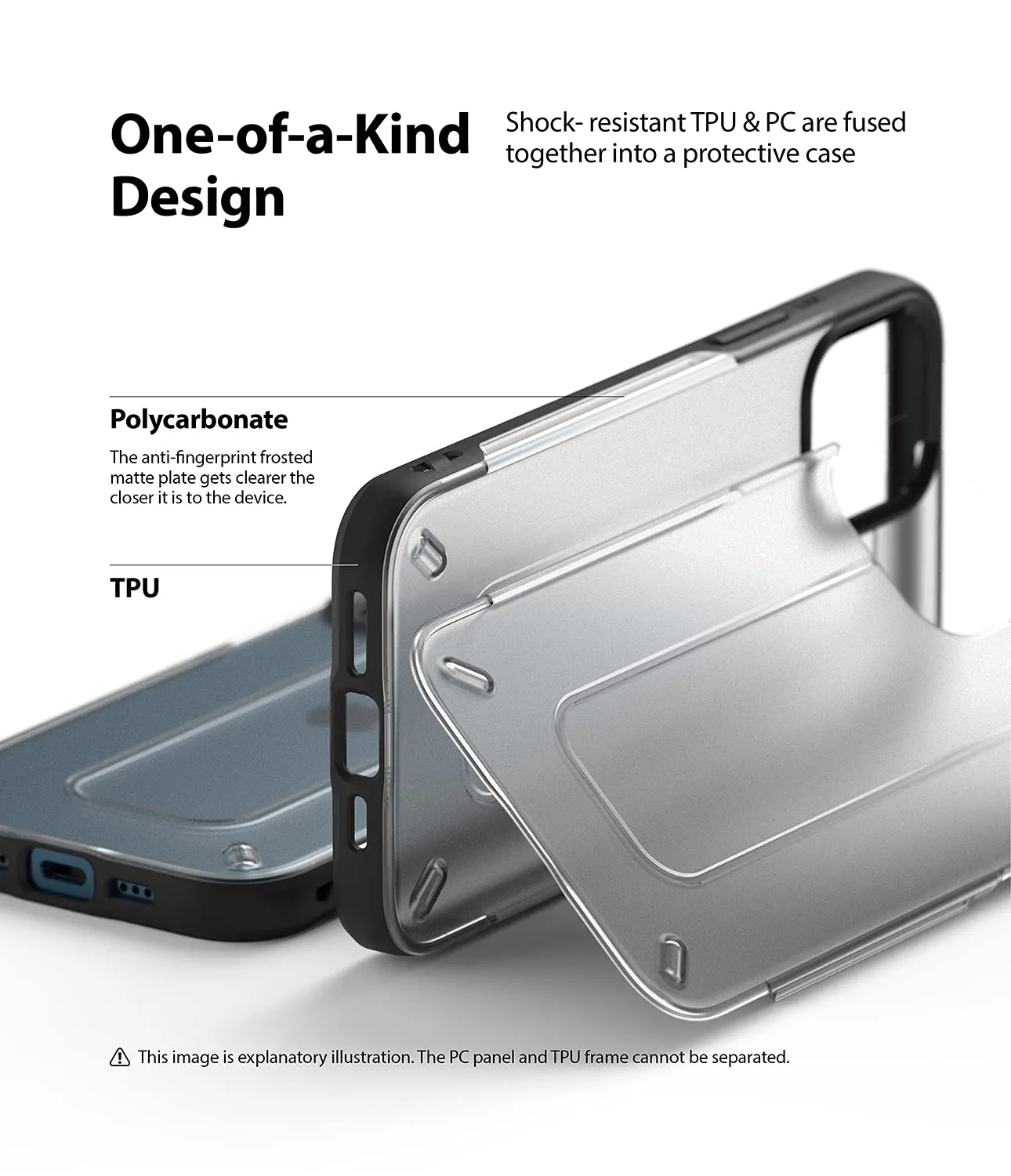 iPhone 12 / iPhone 12 Pro Back Cover Case | UX - Matte Clear