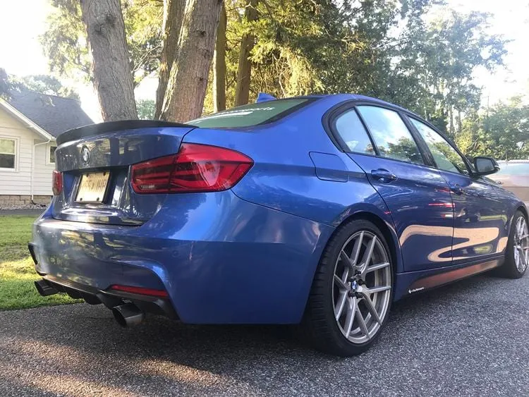 Kies Motorsports 2012-2018 BMW 3 Series (F30) M Sport Style Rear Bumper Conversion