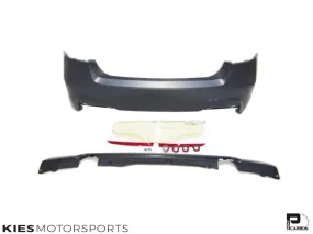 Kies Motorsports 2012-2018 BMW 3 Series (F30) M Sport Style Rear Bumper Conversion