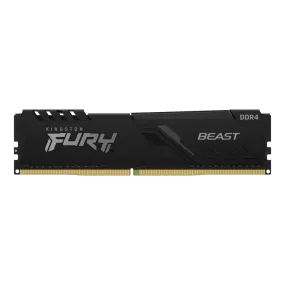 Kingston FURY Beast RAM, 8 GB DDR4 (1x8 GB), 2666 MHz, CL16, KF426C16BB/8, black