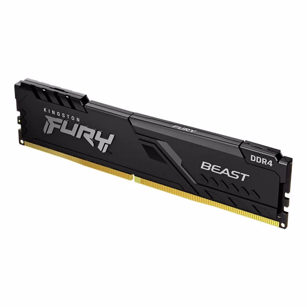 Kingston FURY Beast RAM, 8 GB DDR4 (1x8 GB), 2666 MHz, CL16, KF426C16BB/8, black