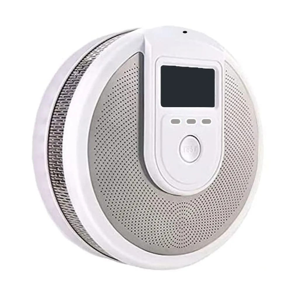 Modern Hidden Smoke Detector Camera with Automatic Night Vision - Side view