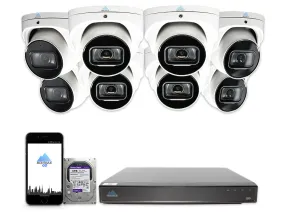 MTT8110 Package | 4K Acupick Cameras and 16 Channel 5 Series AI NVR with 3TB HDD