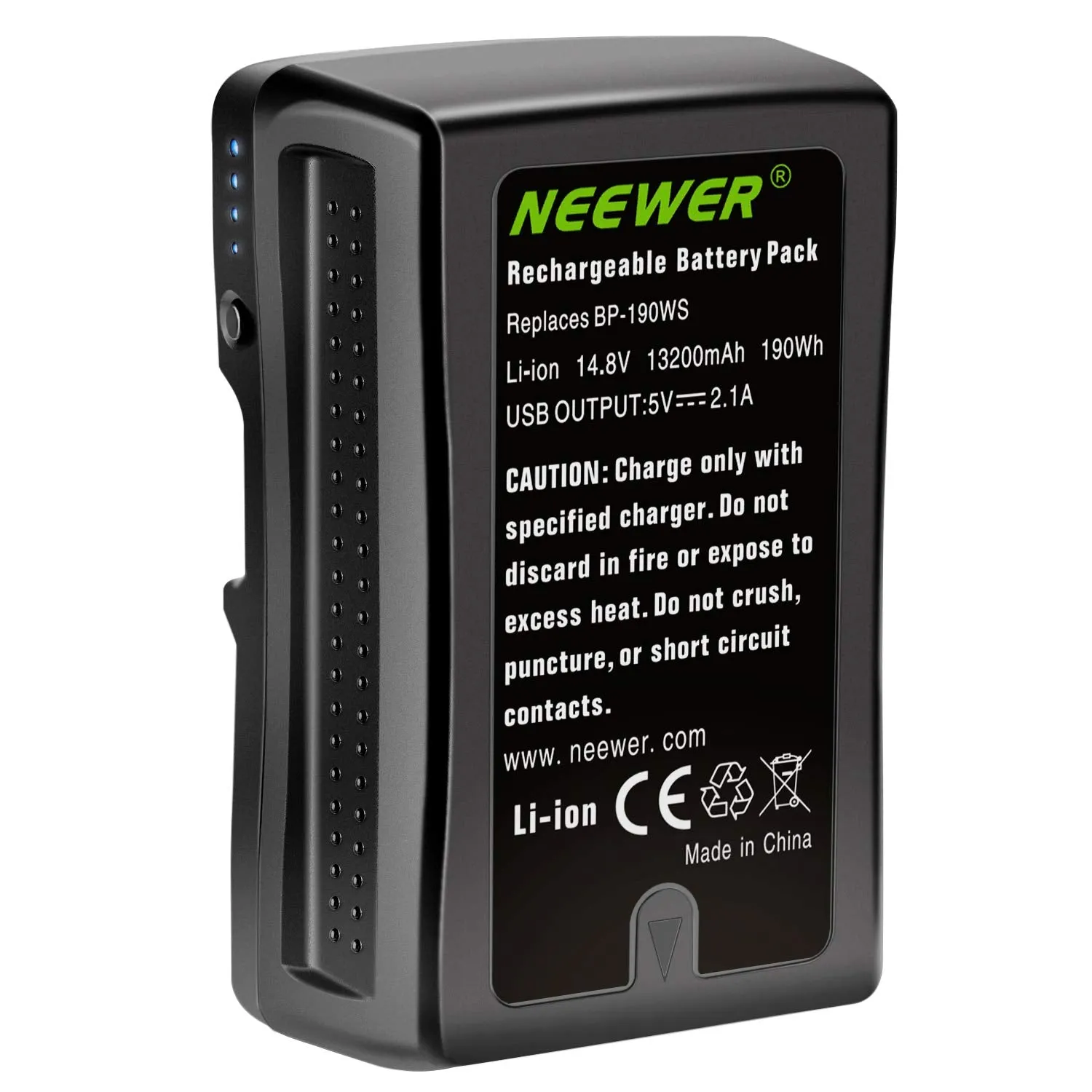 NEEWER 13200mAh V Mount/V Lock Rechargeable Battery