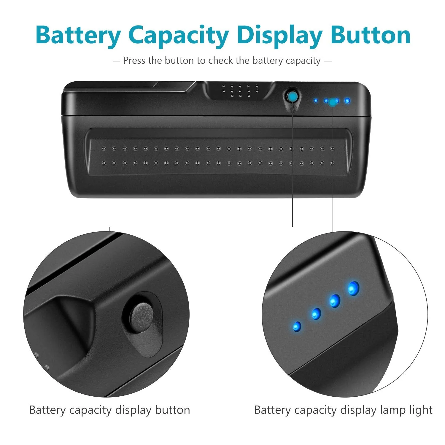 NEEWER 13200mAh V Mount/V Lock Rechargeable Battery