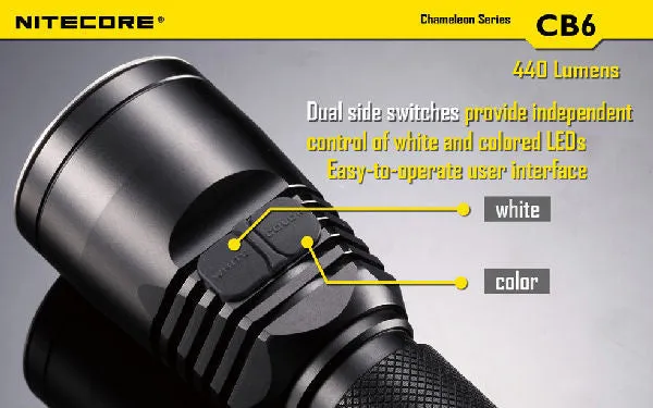 NITECORE Chameleon CB6 440 Lumen CREE XP-G2(R5) LED Flashlight