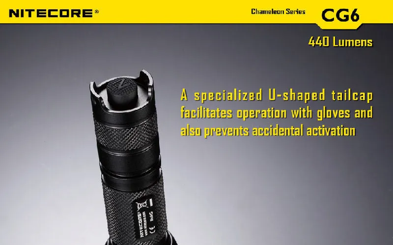 NITECORE Chameleon CG6 440 Lumen CREE XP-G2(R5) LED Flashlight