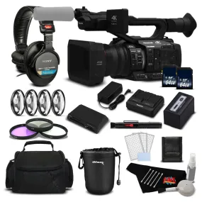 Panasonic AG-UX180 4K Premium Professional Camcorder International Version Deluxe Bundle