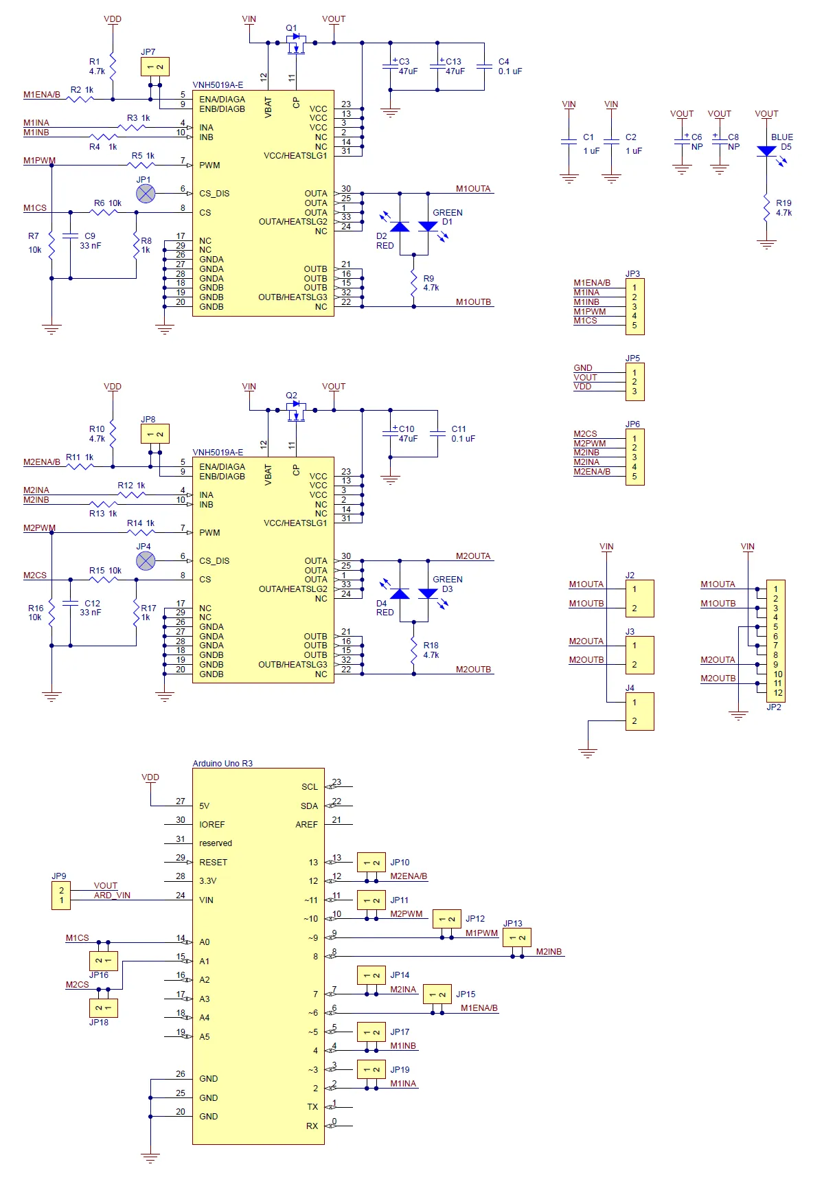 Pololu Dual VNH5019 Motor Driver Shield for Arduino