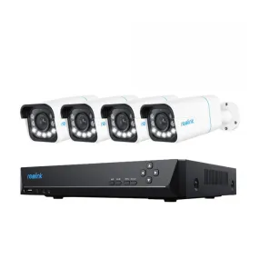 Reolink 4K 8CH Smart PoE Security Camera System with 5X Optical Zoom RLK8-811B4-A