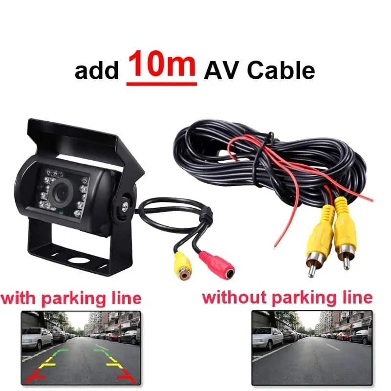 Reverse Camera 4 Pin AV Port IR Night  Backup Camera Waterproof For Truck/Trailer/Pickups/RV/ Heavy