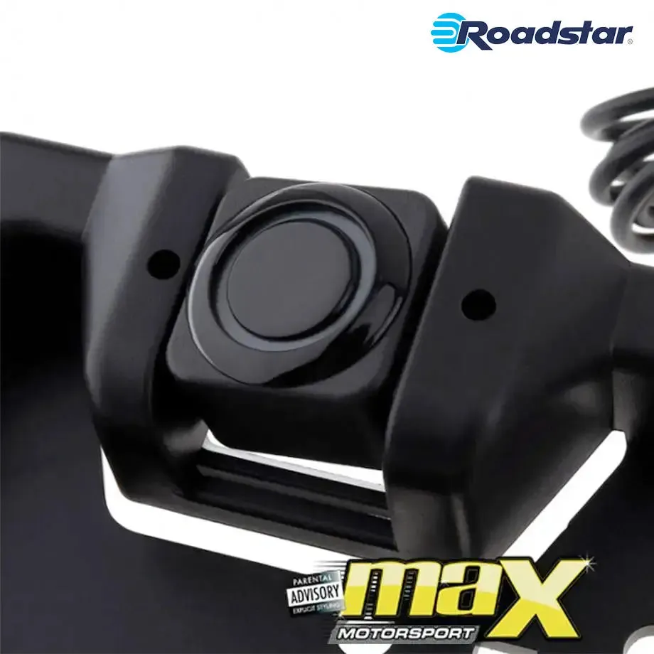 Roadstar Universal Number Plate Rear View Camera With Parking Sensors