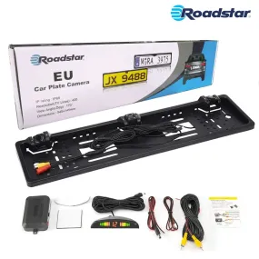 Roadstar Universal Number Plate Rear View Camera With Parking Sensors