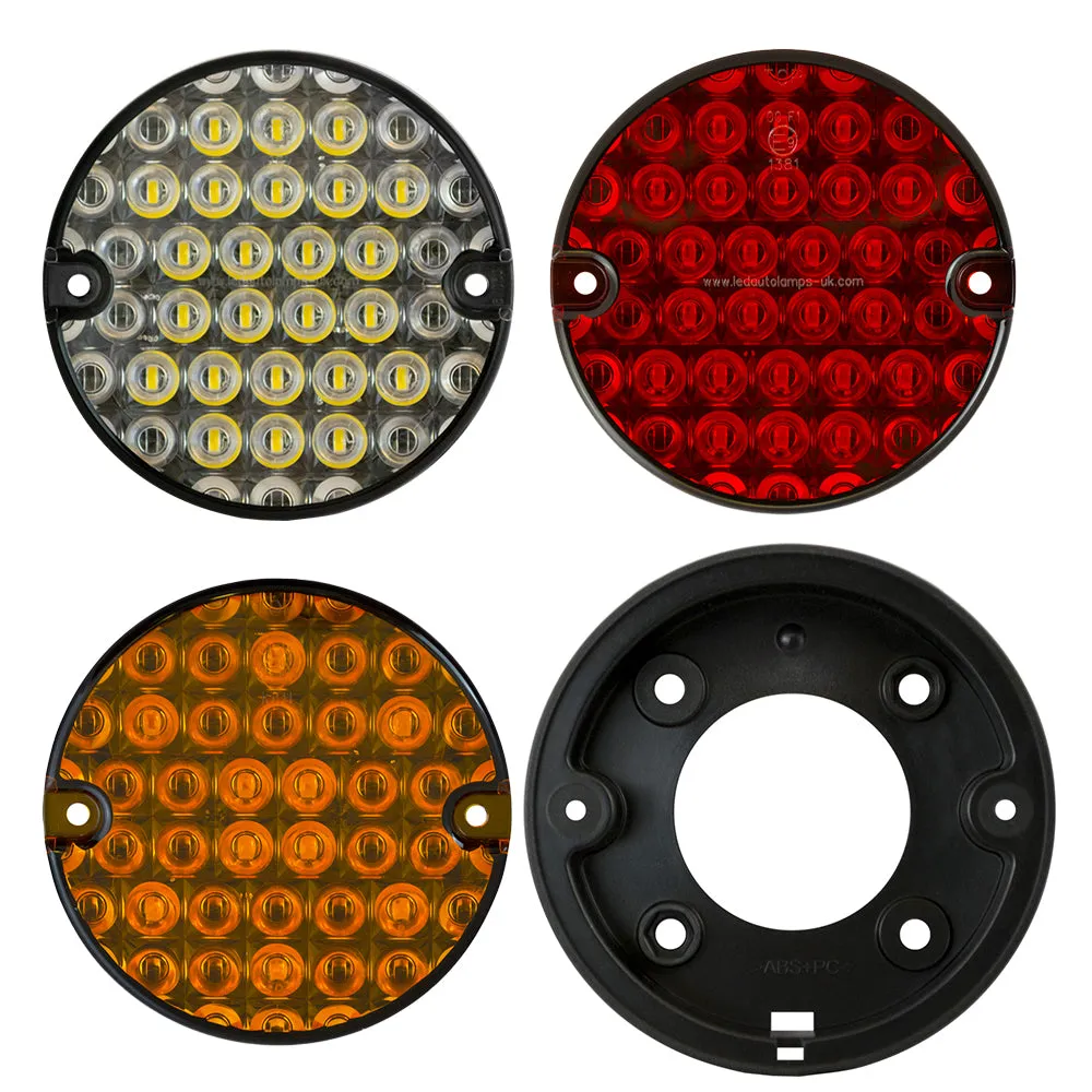 Round 95mm European Style Lamps by LED Autolamps 95 Series