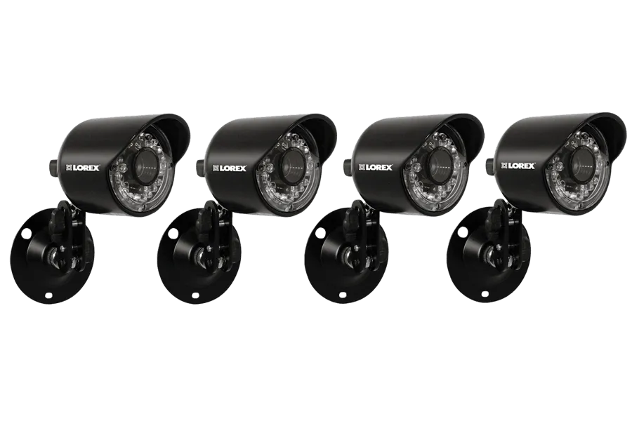 Security cameras DVR system with 4 outdoor Night vision cameras