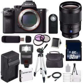 Sony Alpha a7R II Mirrorless Digital Camera (International Model)   Sony Distagon T FE 35mm f/1.4 ZA Lens   72mm 3 Piece Starter Bundle