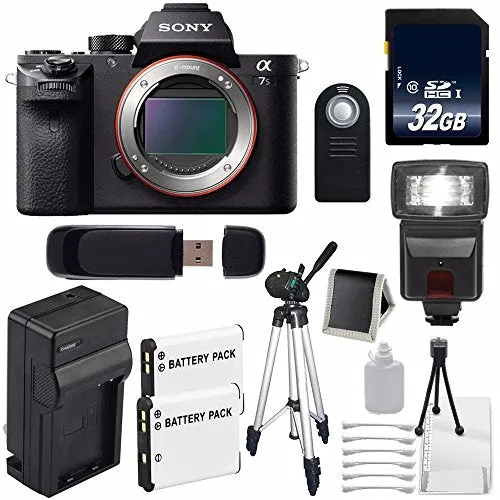 Sony Alpha a7S II a7S Mark II a7SII ILCE7SM2/B Mirrorless Digital Camera (International Model)   32GB Memory Card