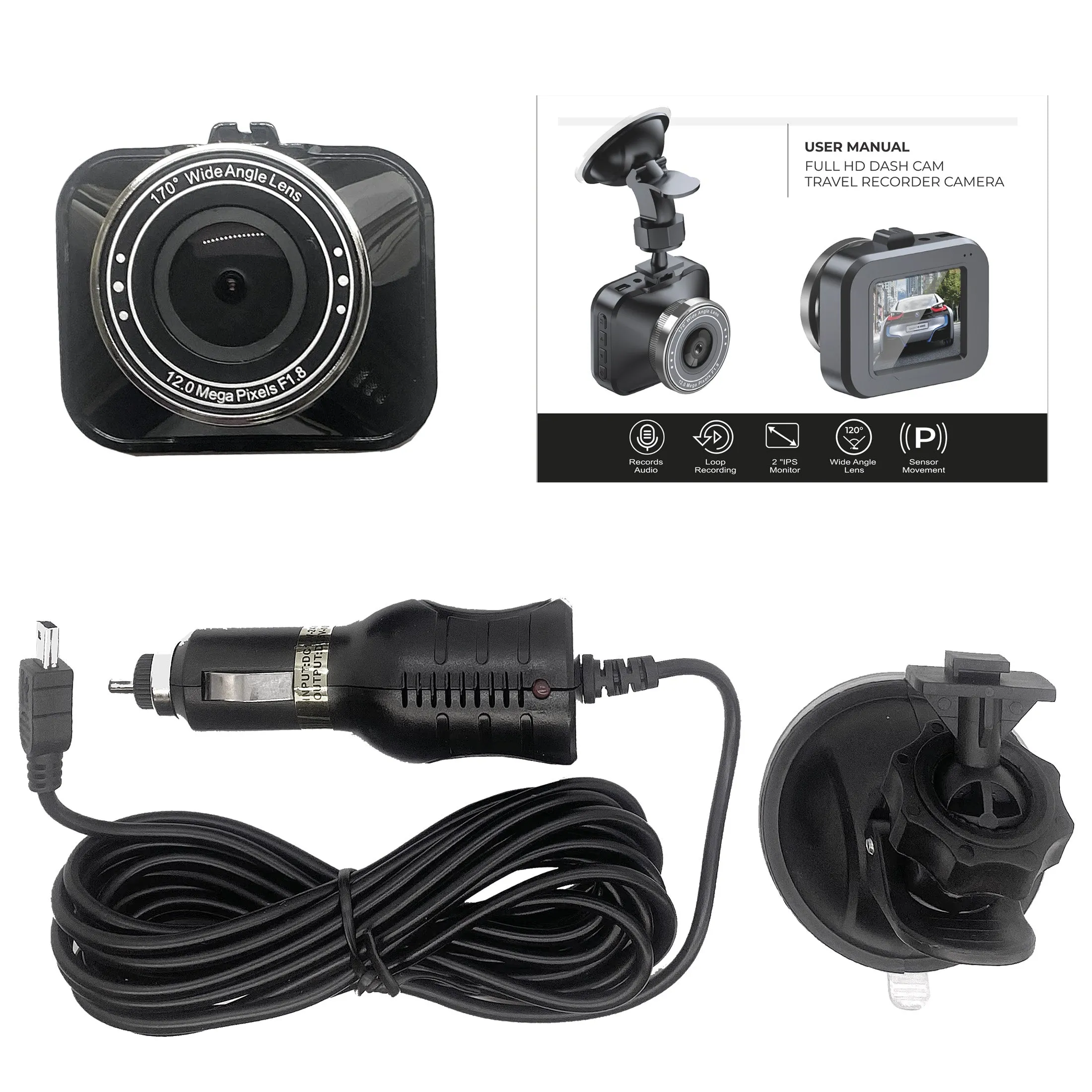 TD 1080P Platinum Dash Cam - Mini HD Dash Cam, perfect for cars, SUVs, trucks & more