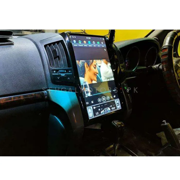 Toyota Land Cruiser ZX Tesla LCD Black 16 Inches High Version- Model 2008-2016 - IPS Display Multimedia System Android