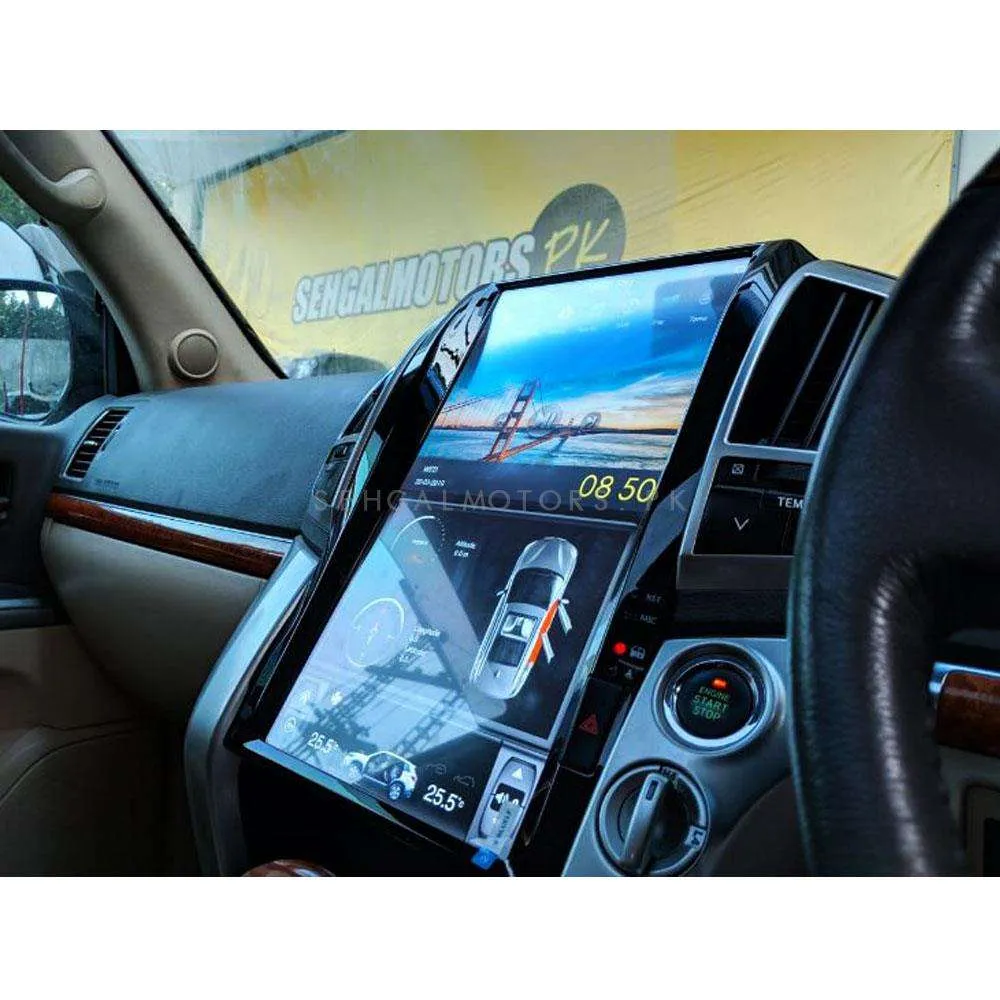 Toyota Land Cruiser ZX Tesla LCD Black 16 Inches High Version- Model 2008-2016 - IPS Display Multimedia System Android