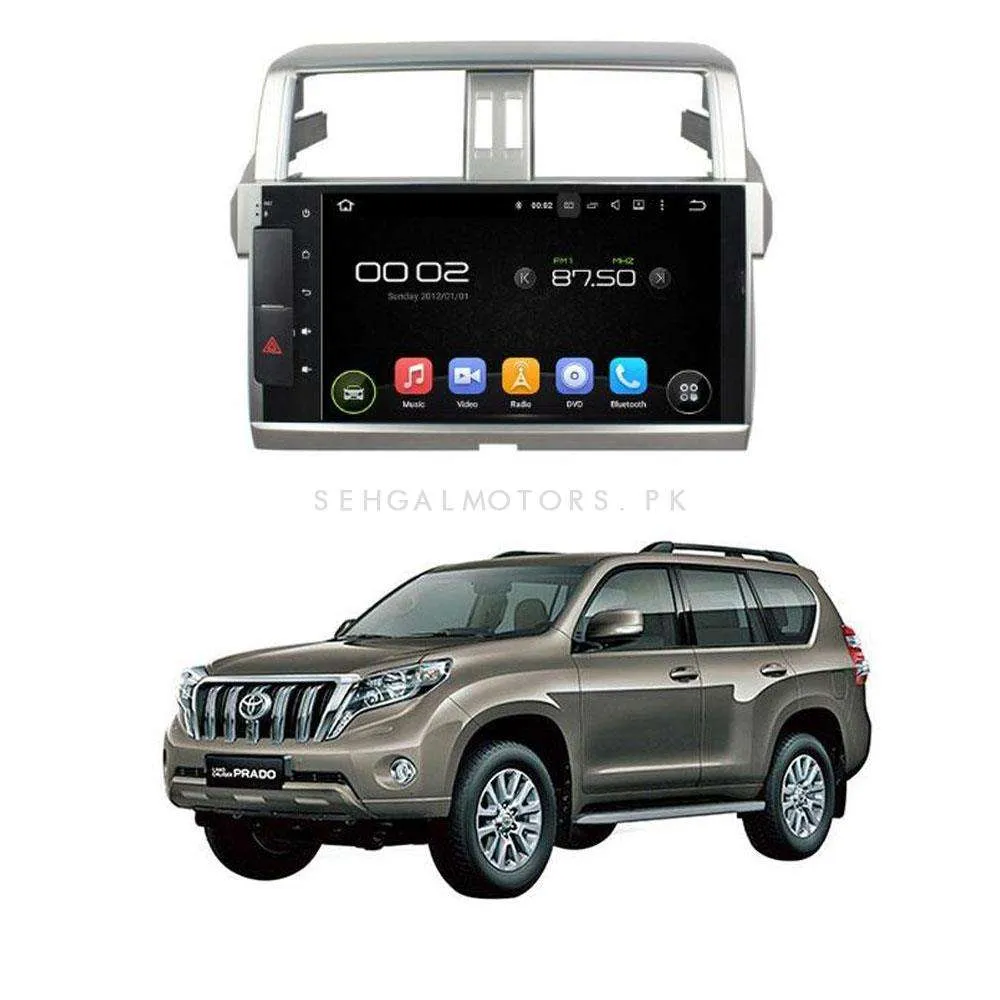 Toyota Prado Android LCD Silver 9 Inches - Model 2009-2013