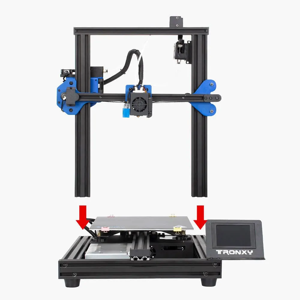 Tronxy XY-2 Pro 2E Dual Color 3D Printer Kit Print Size 255x255x245mm