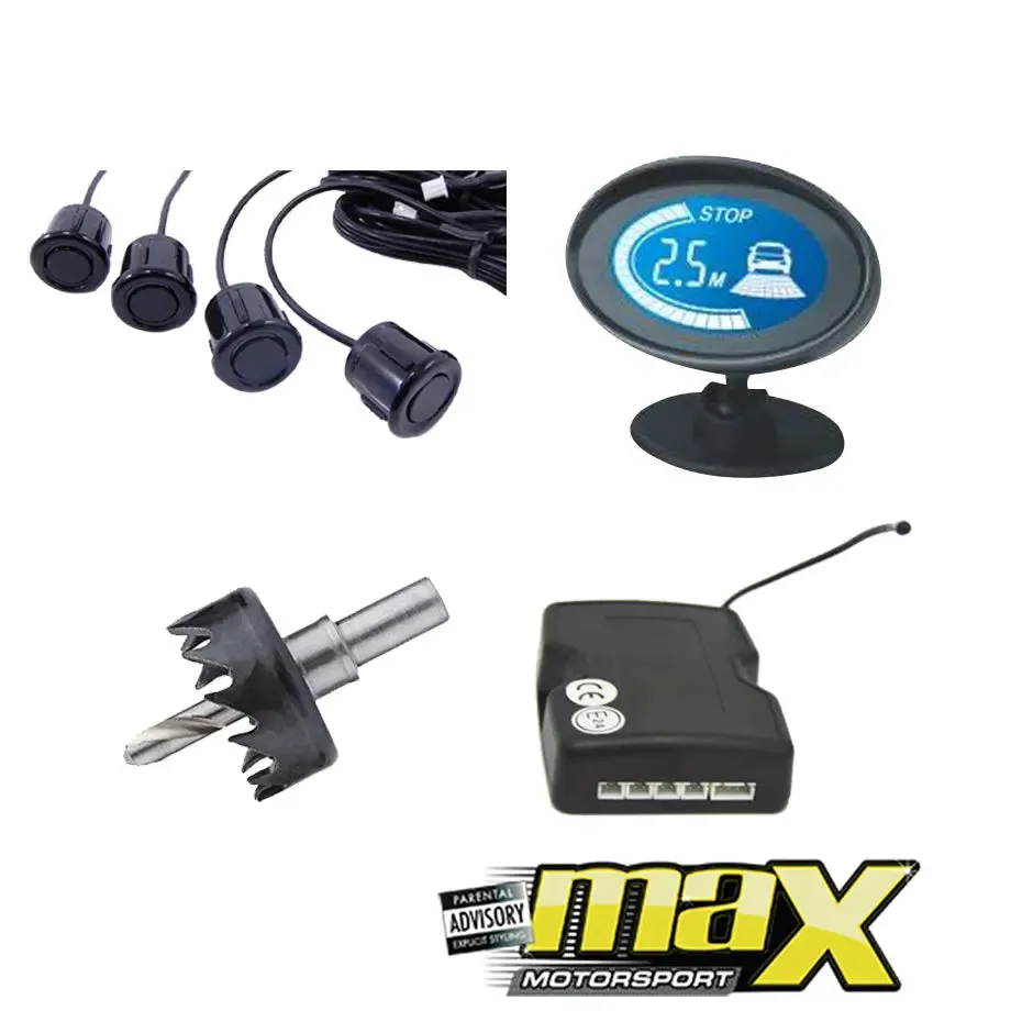 Universal Auto Spy LCD PDC Parking Sensors Kit