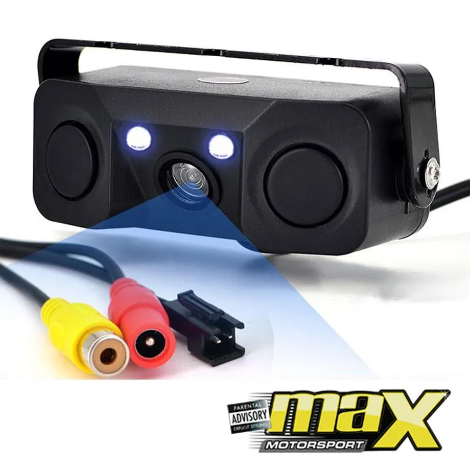 Universal Rear View Camera With Parking Sensors